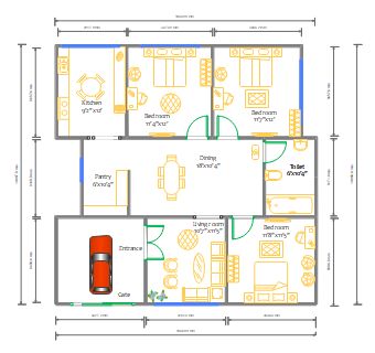 35x35 House Plan
