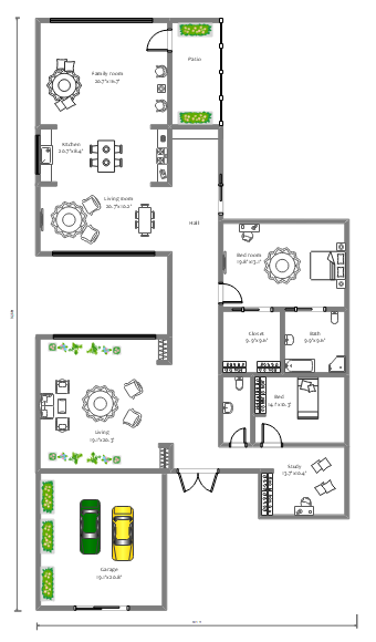 Mid Century Floor Plan