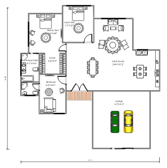Mid Century Floor Plan
