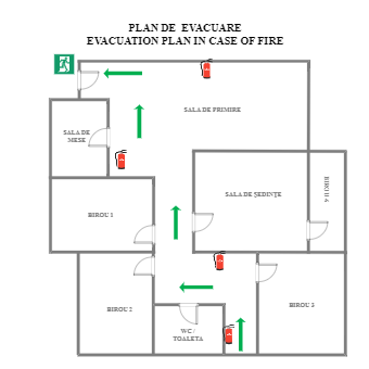 Fire Evacuation Plan Diagram