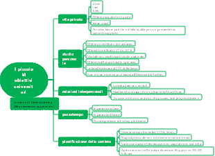 Brainstorming sugli obiettivi universitari di Little M!