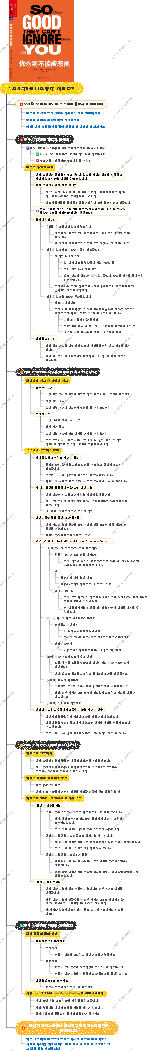 무시하기엔 너무 좋다 마인드맵