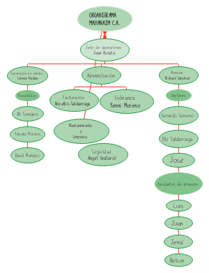 ORGANIGRAMA MAHANAIM C.A