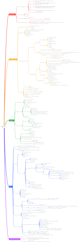 Junior year medicine-trauma mind map