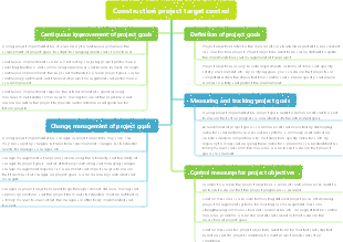 Construction project target control