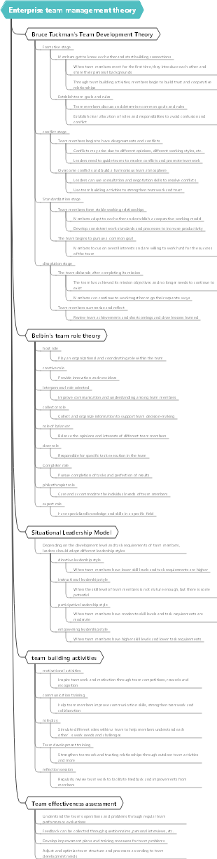 Enterprise team management theory