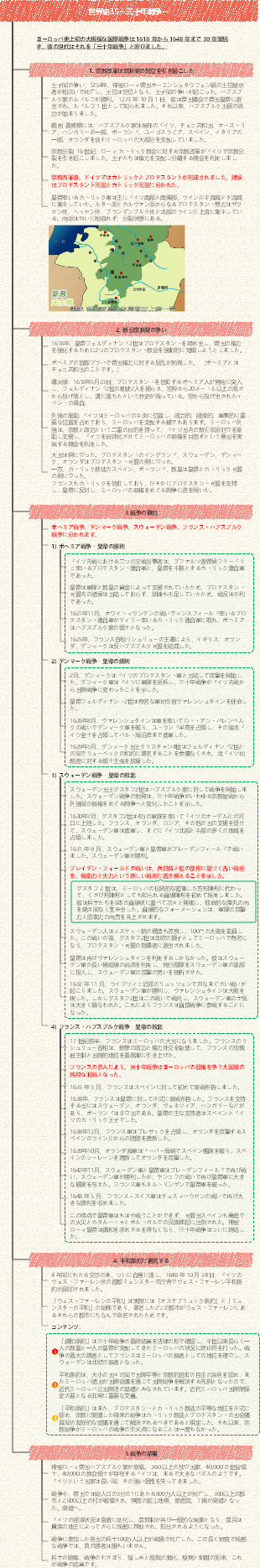 世界史35～三十年戦争～