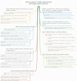 How to conduct market segmentation and target market selection