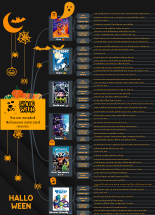 Halloween themed animation recommendations