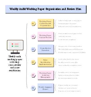 Weekly Audit Working Paper Organization and Review Plan