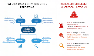Project Management Weekly Reporting and Risk Alert