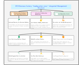 BYD Overseas Factory "Headquarters-Local" Integrated Management Structure