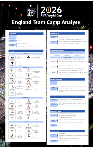 Trainingslager England – WM 2026 Analyse