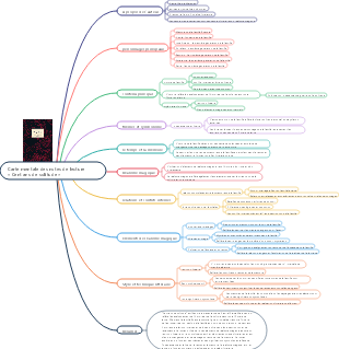 Carte mentale des notes de lecture « Cent ans de solitude »