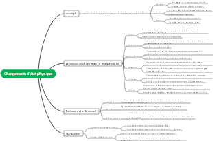 Physique - carte mentale des changements d'état physique