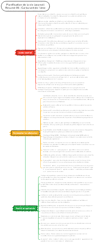 Planification de la vie (avancé) Résumé 06  Carburant spirituel