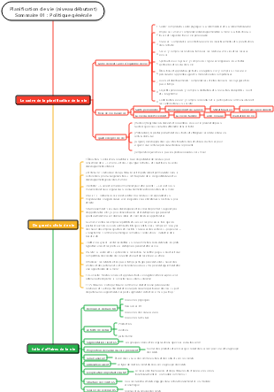 Planification de la vie (préliminaire) Résumé 01  Politique générale