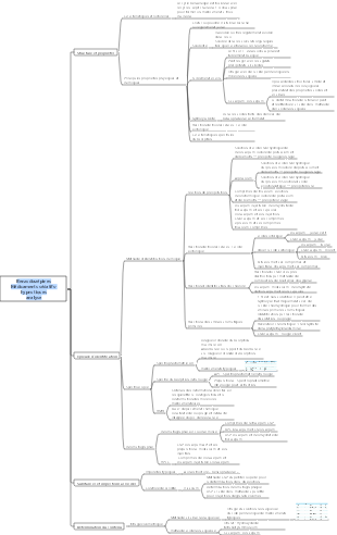 Carte mentale analytique des médicaments sédatifs-hypnotiques benzodiazépines