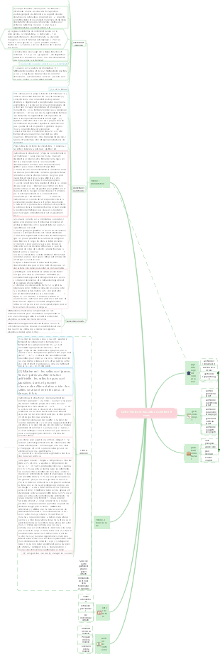 Carte mentale des soins et de l'éducation des nourrissons de 0 à 6 mois
