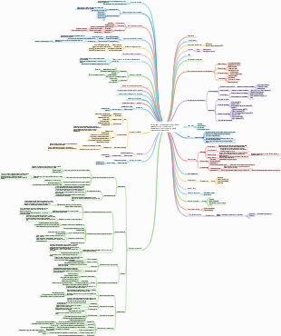 Организационная структура команды разработчиков программного обеспечения, планирование целей, интеллектуальная карта