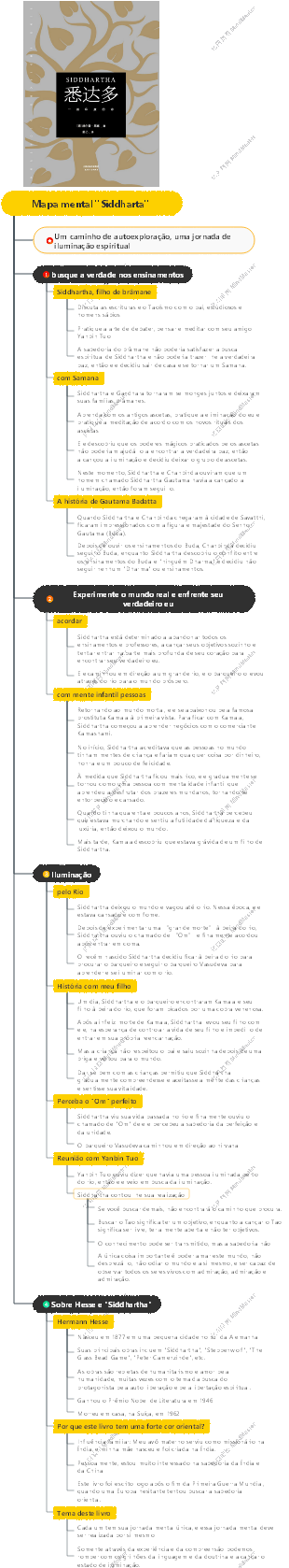 Mapa mental Siddharta