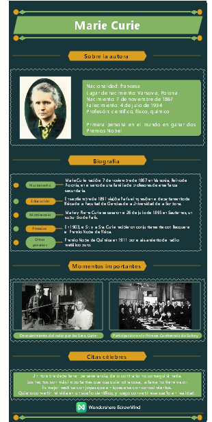 Científica - Madame Curie