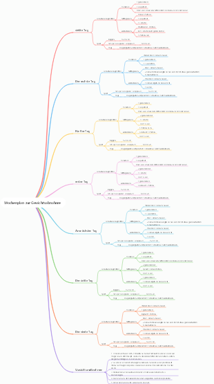 Wochenplan zur Gewichtsabnahme