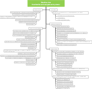 Struktur des Internet-Krankenhausverwaltungssystems