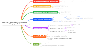 Mindmap der Kombinationsmedikation bei Magengeschwüren