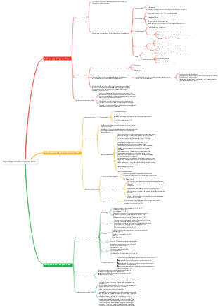 Physiologische und ökologische Mindmap von Pilzen