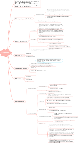 Lungenkrebs (1) Mindmap