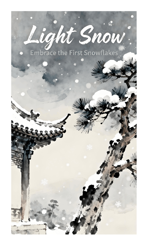 Light Snow: Embrace Winter's Beauty