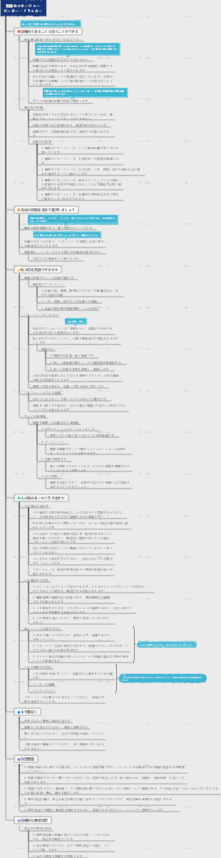 有能なマネージャー ピーター・ドラッカー