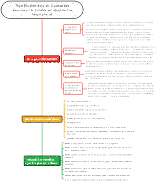 Resumen de planificación de vida (avanzada) 04 Establecimiento de objetivos (a largo plazo)