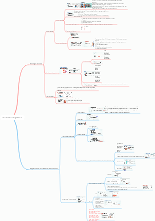 Mapa mental de fisiología de la circulación sanguínea.