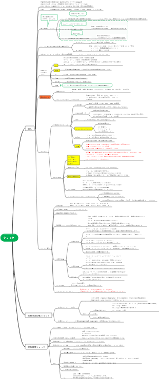 メディシンショック マインドマップ