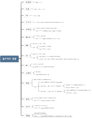 리눅스 일반 명령
