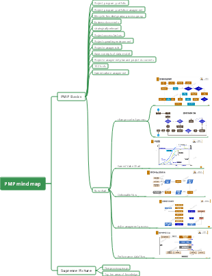 PMP mind map