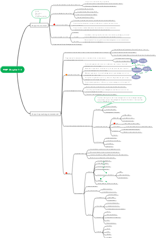 PMP mind map