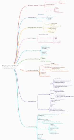 Plan de processus opérationnel d'optimisation des moteurs de recherche SEO de sites Web