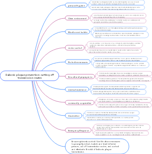 Bubonic plague prevention cutting off transmission routes