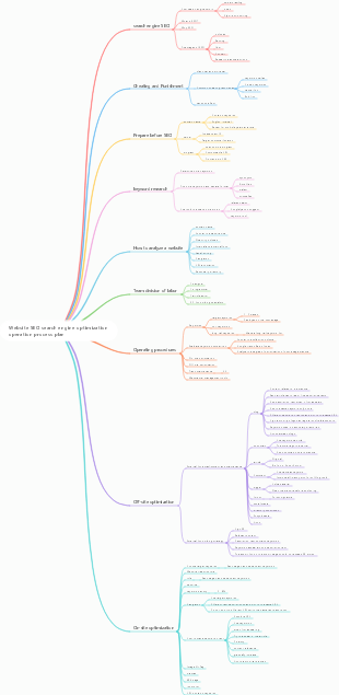 Website SEO search engine optimization operation process plan