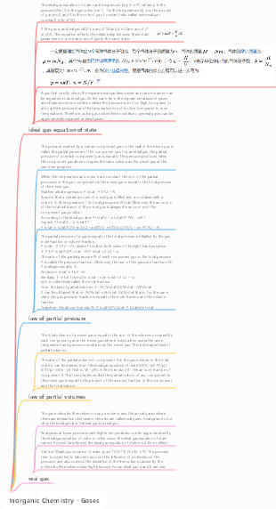Inorganic Chemistry - Gases