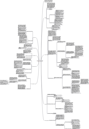 Nervous system mind map