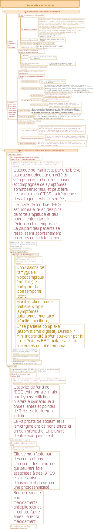 Classification médicale de l'épilepsie
