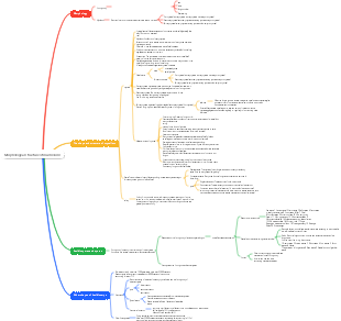 Mind map of the morphological structure of mushrooms