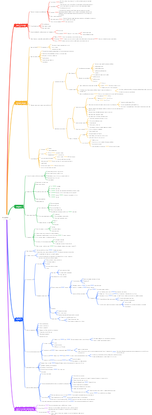 Mappa mentale del trauma-medicina del primo anno