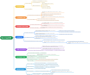 Carte mentale du flux de travail ERP