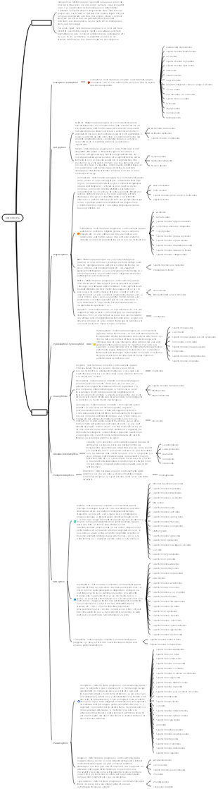 Carte mentale du guide de la sous-catégorie Insecta