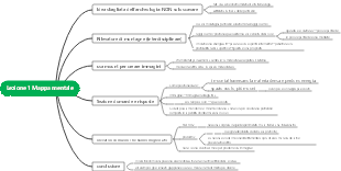 Modello di mappa mentale per lezione TOEFL